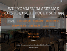 Tablet Screenshot of cafe-seeblick.com
